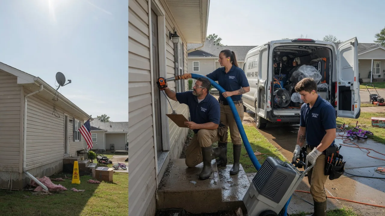 Ceiling Water Damage Restoration in Prospect, VA near me